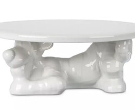 Disney Store Ceramic White Tigger Figural Cake Stand Plate Winnie the Po... - £31.85 GBP