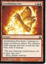 Magic the Gathering Card- Annihilating Fire - $1.00