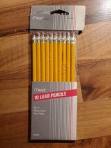 Vintage 1991 Mead 10 Black Lead No. 2 Pencils Non-Toxic  - £14.47 GBP