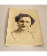 Vintage Photograph 1940s Woman Portrait Atlanta Georgia OOAK KG JD - $7.92