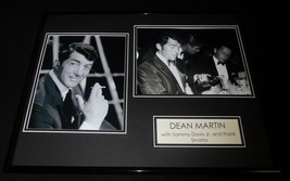 Dean Martin Framed 16x20 Photo Display Smoking &amp; Drinking w/ Rat Pack Sinatra - £62.29 GBP
