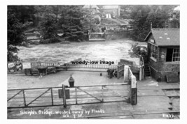 pt3972 - Sleights Bridge washed away , floods 23 July 1930 Yorkshire - print 6x4 - £2.18 GBP