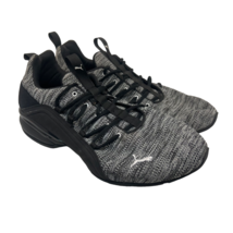 Puma Men&#39;s Axelion LS Athletic Training Sneakers 192720-01 Grey/Black Si... - $663.95 MXN