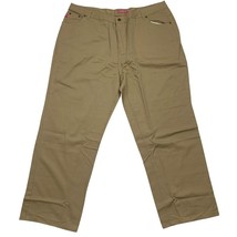 Woman Within Natural Fit 28T Khaki Cotton Pants Straight Leg - $124.07 MXN