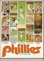 1978 Philadelphia Phillies Yearbook Luzinski Bowa Schmidt Boone Carlton - £33.80 GBP
