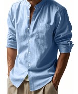 Men&#39;s Full Size Button Down Long Sleeve Shirt Plus Size - €29,59 EUR