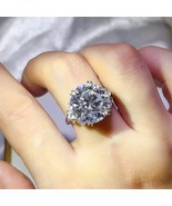 10 Carat Moissanite 925 Sterling Silver Ring - $4,930.01 MXN