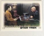 Star Trek Nemesis Trading Card #64 Patrick Stewart Brent Spinner - £1.55 GBP