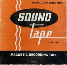 Sound Tape recording Tape 1.5 Mil. polyester 1200 ft REEL TO REEL...Used - $5.40