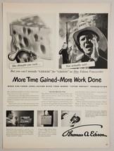 1950 Print Ad Disc Edison Voicewriter Dictation Machine West Orange,New Jersey - £15.28 GBP