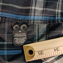 Carbon Classic Fit Multicolor Plaid Flannel Button Up Long Sleeve Shirt Men Sz M image 3