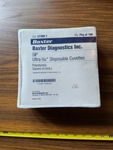 Baxter s7360-1 Package of 100 Ultra Vu Disposable Cuvettes Made in USA - $7.98