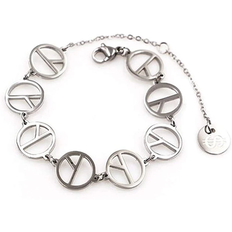 G-Dragon Peaceminusone Daisy Bracelets GD Rhinestone Crystal Clips Bracelets Acc - £19.38 GBP