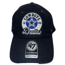 Dallas Cowboys &#39;47 Brand Navy Blue Clean Up Adjustable Hat Stoney Clover... - $25.25