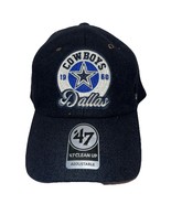 Dallas Cowboys &#39;47 Brand Navy Blue Clean Up Adjustable Hat Stoney Clover... - $25.25
