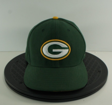 New Era NFL Green Bay Packers 59Fifty Fitted Hat Green Size 7 3/8 - £9.80 GBP