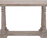 Deco 79 Wood Console Table with Distressed Accents, 52&quot; x 18&quot; x 30&quot;, Lig... - £297.58 GBP