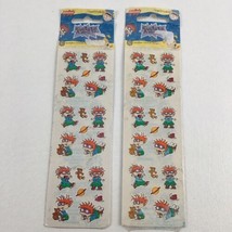 Nickelodeon Rugrats Chuckie Finster Cartoon Character Sticker Sheet Vintage 1997 - £13.41 GBP