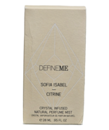 DefineMe Sofia Isabel Citrine Crystal Infused Natural Perfume Mist .95 o... - £23.29 GBP