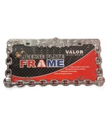 Chrome Skull Chain License Plate Frame – Heavy Duty Metal, Universal Fit - $16.99