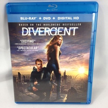 Divergent - 2014 - Shailene Woodley - Bluray - DVD - Used .    - $4.00