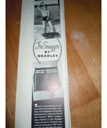 Vintage The Snugger Men&#39;s Bathing Suite by Bradley Print Magazine Advert... - $6.84 CAD
