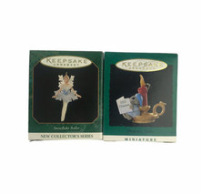 Hallmark Miniature 1995 Christmas Wishes and 1997 Snowflake Ballet Lot - £13.16 GBP