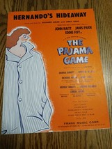 Hernando&#39;s Hideaway - The Pajama Game - Richard Adler - 1954 Sheet Music - £14.63 GBP