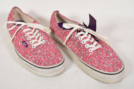 Vans Liberty Leaves Floral Shoes sneakers Pink Womens 9 Mens 7.5 Unisex  - $49.50