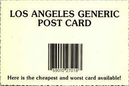 Los Angeles California CA Generic Postcard Cheapest  Worst Novelty Continental - £3.05 GBP