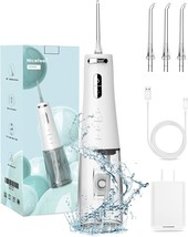 Nicefeel Water Flosser, Cordless Portable Dental Cleaner with 300ml Wate... - £18.38 GBP