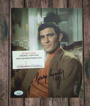 George Lazenby Hand Signed Autograph 8x10 Photo COA + JSA James Bond 007 - £125.86 GBP