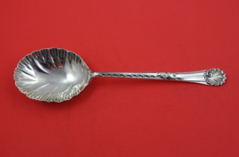 English Estate Sterling Silver Berry Spoon shell handle &amp; bowl Sheffield... - £125.53 GBP