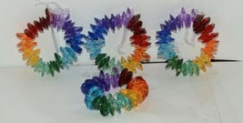 Ganz Crystal Expressions ACRY514 Rainbow Loop Ornament Set of 4 - £21.99 GBP