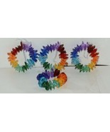 Ganz Crystal Expressions ACRY514 Rainbow Loop Ornament Set of 4 - £21.92 GBP