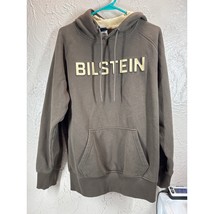 Bilstein Shock Suspension Hoodie ISA Brown Puffy Spellout Kangaroo Pouch... - $29.95