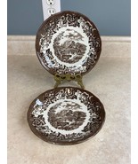 J &amp; G Meakin Romantic England Set Of Two 6&quot; Ironstone Saucers - $259.62 MXN