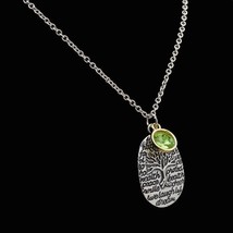 Silver Family Tree Fashion Necklace - $56.34 MXN