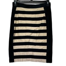 Derek Lam 10 Crosby Striped Pencil Skirt Horizontal Stripes Size L - $24.74