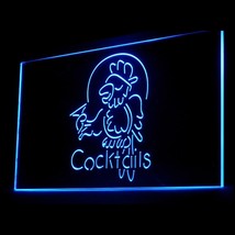 170036B Cocktails Parrot Blend Celebration Flavorful Bar Pub Club LED Light Sign - $21.99