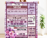 Mother&#39;s Day Gifts for Mom from Daughter, Mom Blanket from Daughter 50&#39;&#39;... - $20.88