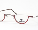 HUMPHREY&#39;S by ESCHENBACH 2433 50 Bordeaux /Gunmetal RARE EYEGLASSES 34-3... - $96.03