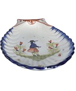 c1900 HB Quimper Shell Dish - £101.11 GBP