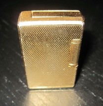 Marxman Paris J2 Luxury Gold Tone Lift Arm Side Roller Gas Butane Lighter - £35.97 GBP