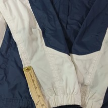 Columbia XL2335 Women's Blue & White Full Zip Hoodie Rain Nylon Jacket Size L image 5