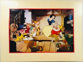 Disney 1994 Snow White and the Seven Dwarfs Exclusive Commemorative Lithograph - $15.79