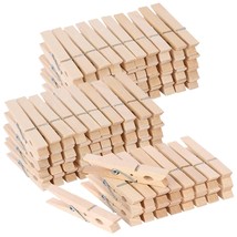 100Pcs Clothes Pins Wooden Clothespins 3Inch Heavy Duty Wood Clips For H... - £14.93 GBP