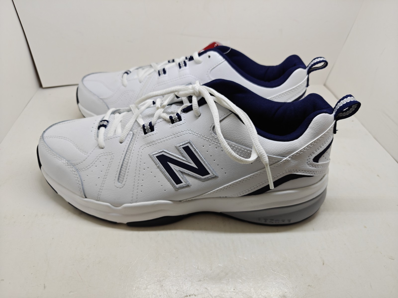 New Balance 608 2E Men's 13 White Blue Cross Trainer Sneaker Tennis Shoes  Item image 4
