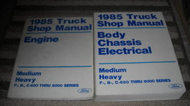 1985 Ford F&amp;B 700 800 900 Medium &amp; Heavy Truck Service Shop Repair Manual Set - £79.15 GBP