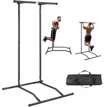 Power Tower Dip Station, 2-Level Height Adjustable Pull Up Bar Stand, Multi-... - £99.19 GBP